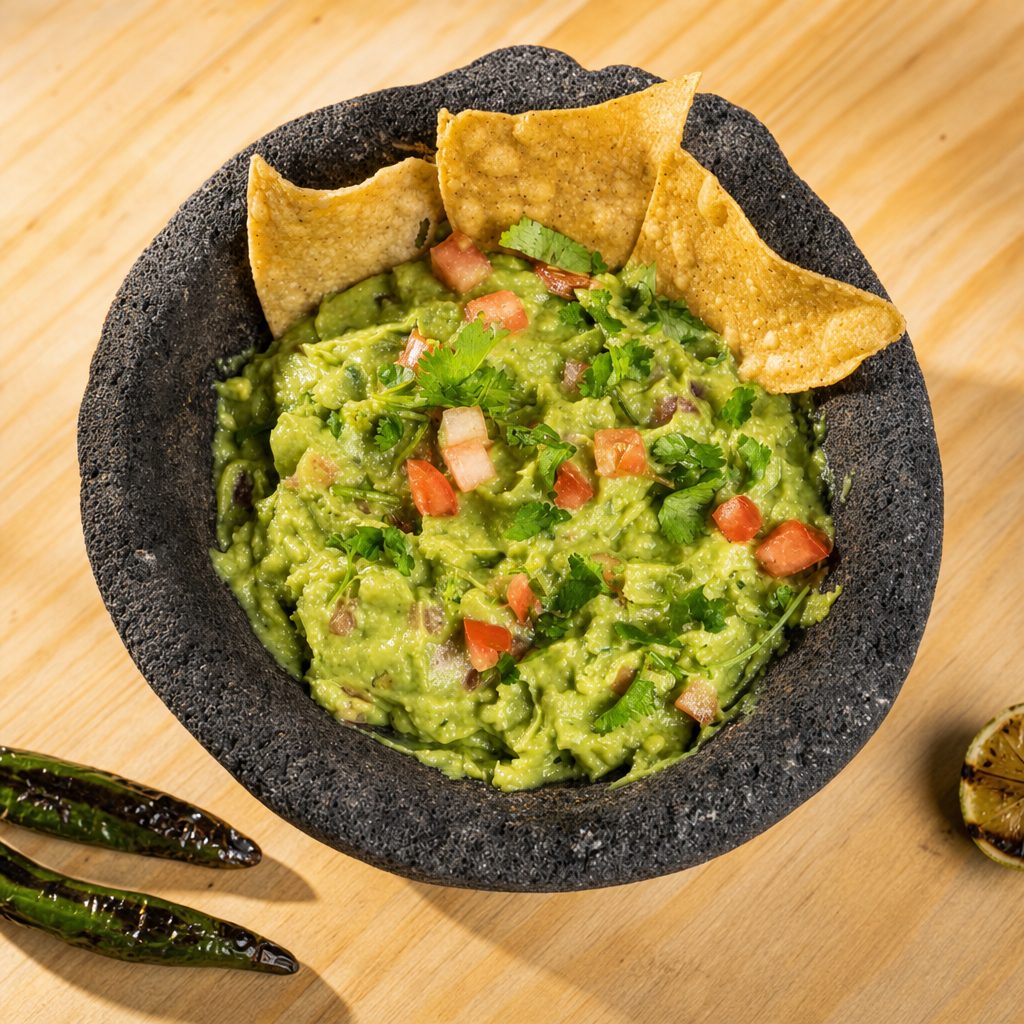 Guacamole en Molcajete.